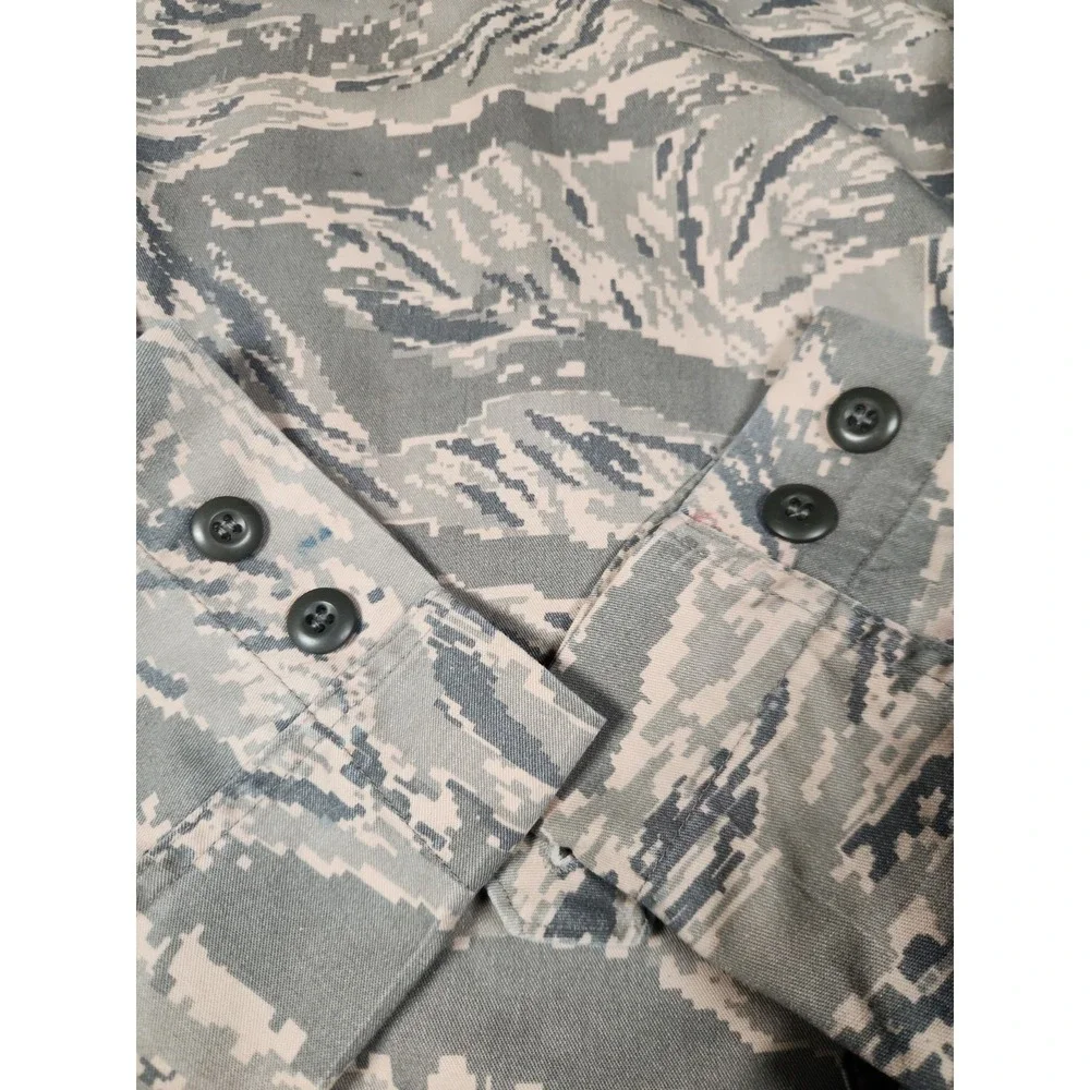 USAF Military Field Coat Jacket ABU Digital Tiger Stripe Camo Combat Uniform 38R